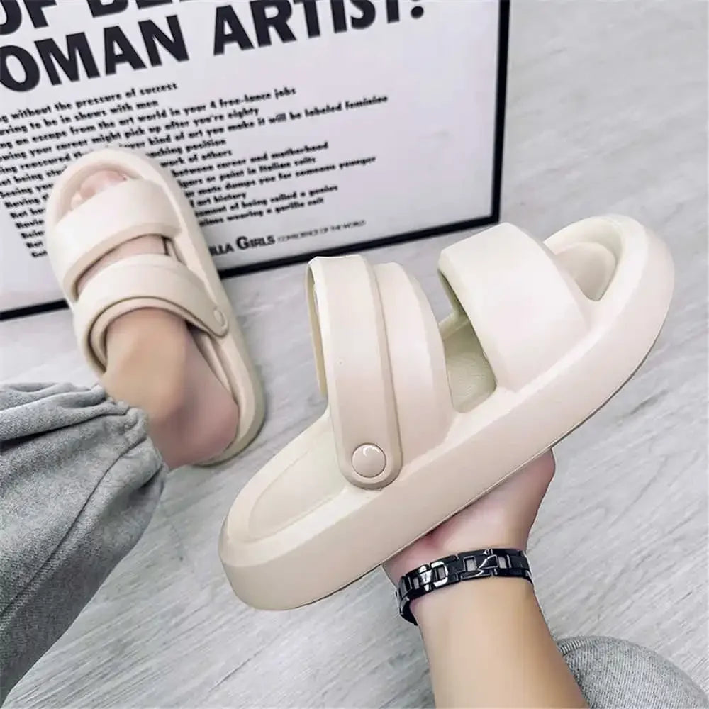 Slip-on Strapless White Sport Shoes Men Luxury Brand Flip Flops Men's Sandals Slippers Sneakers 2024g New Fast Pro