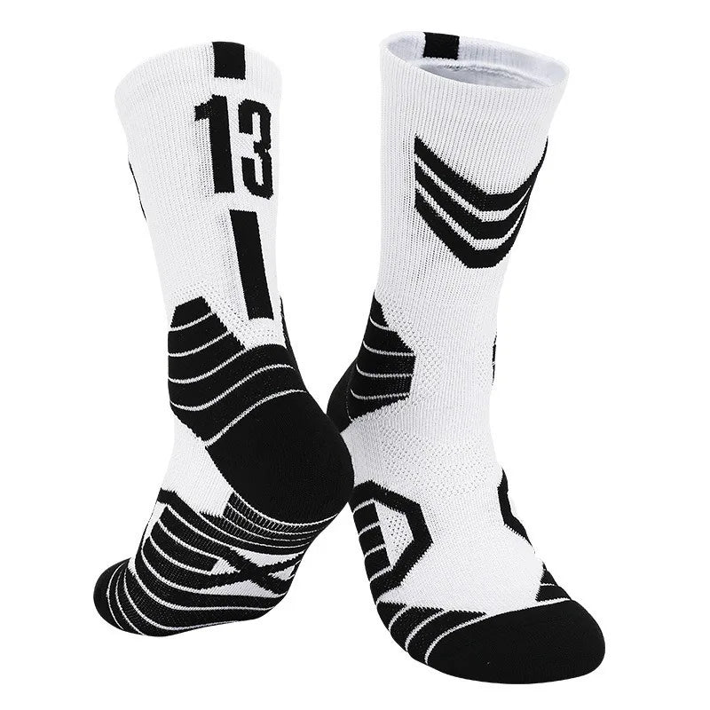 Wholesale 12 Pairs Elite Basketball Socks for Men Kobe Bryant Sports Boy Children Jordan Balls Medium Tube Towel for Training