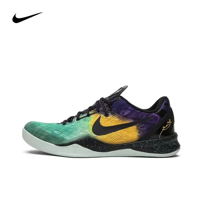 Nike Kobe 8 round toe lace up anti slip lightweight low cut practical basketball shoes for men