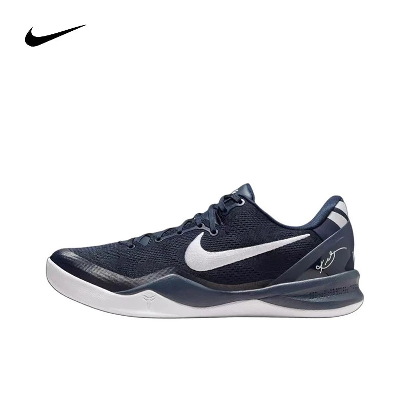 Nike Kobe 8 round toe lace up anti slip lightweight low cut practical basketball shoes for men