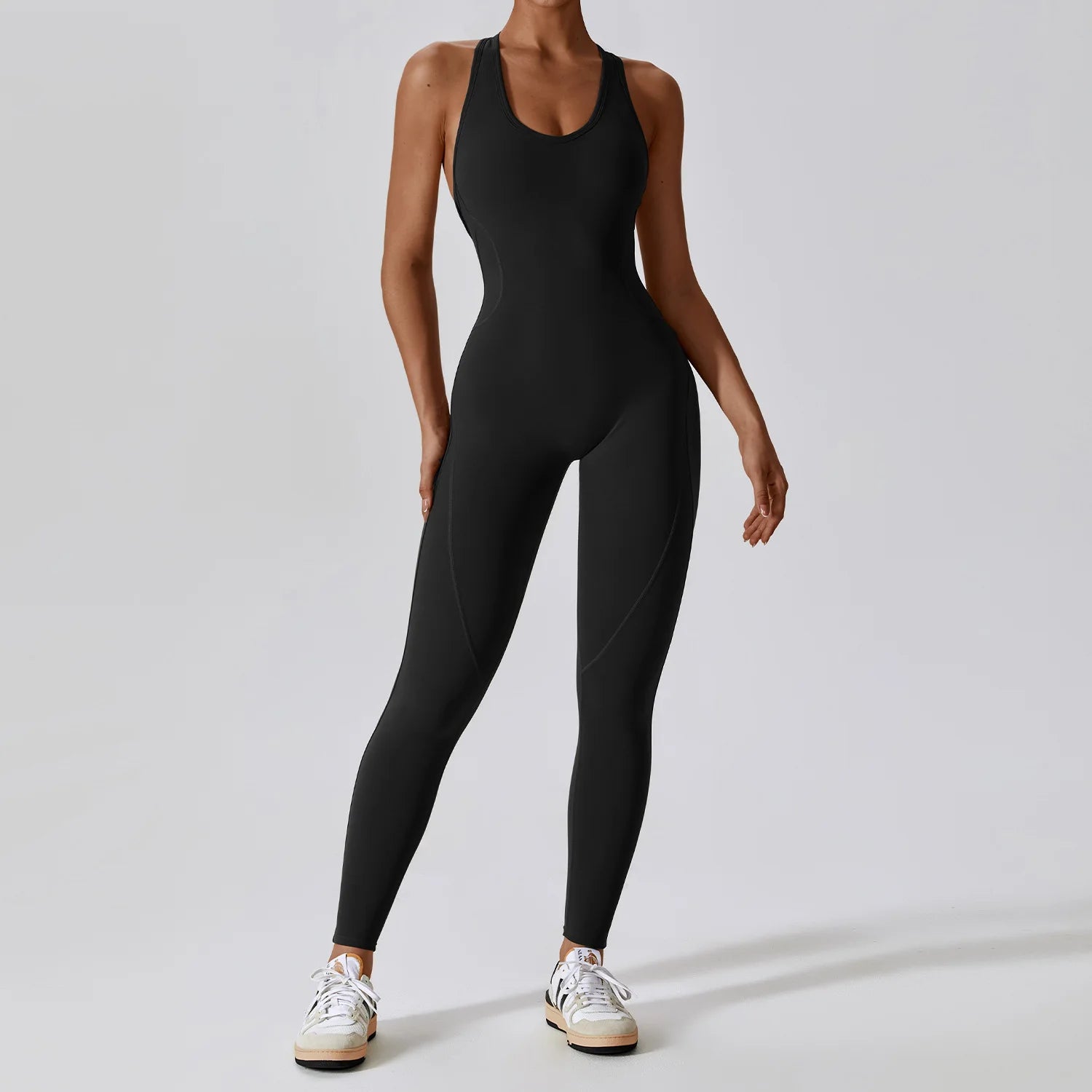 Gym Clothes Jumpsuit Backless Fitness Set Bodysuit Siamese Sportswear Women Romper Buttery-Soft One-Piece Playsuit Yoga Suit Totally invincible