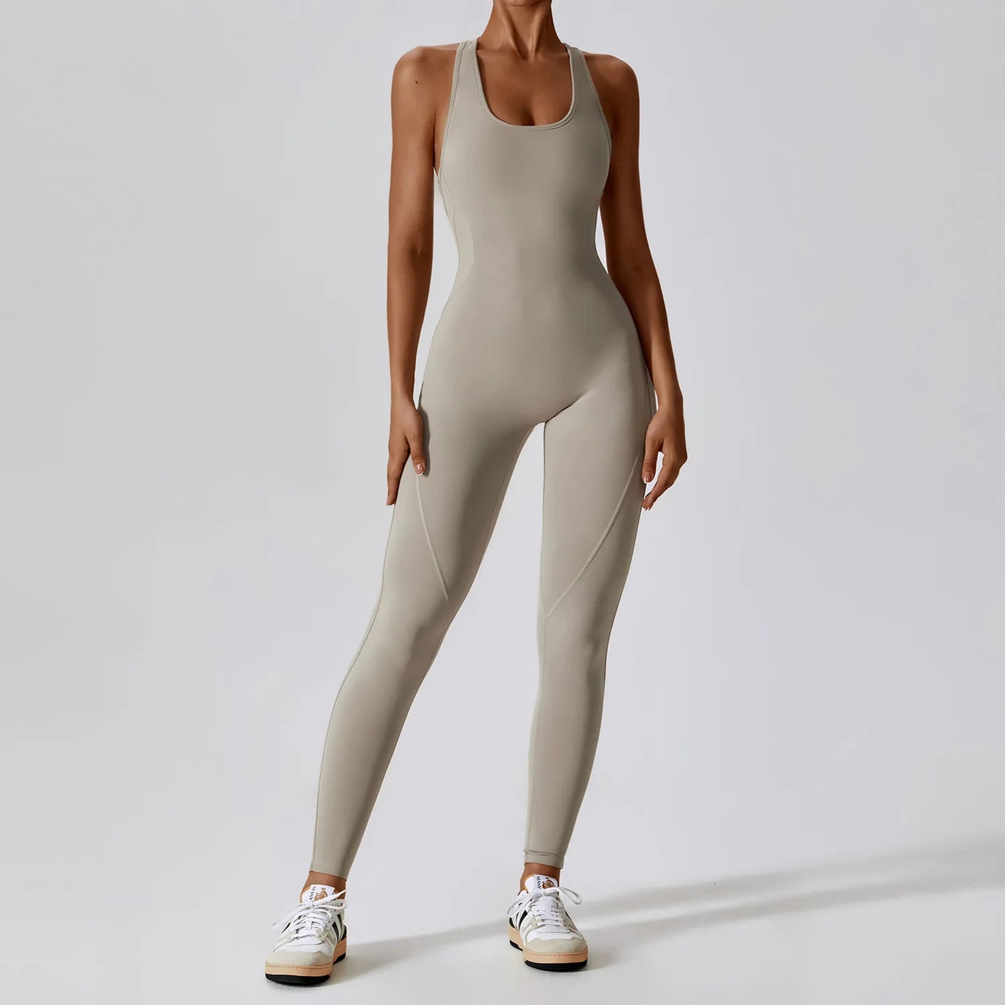 Gym Clothes Jumpsuit Backless Fitness Set Bodysuit Siamese Sportswear Women Romper Buttery-Soft One-Piece Playsuit Yoga Suit Totally invincible