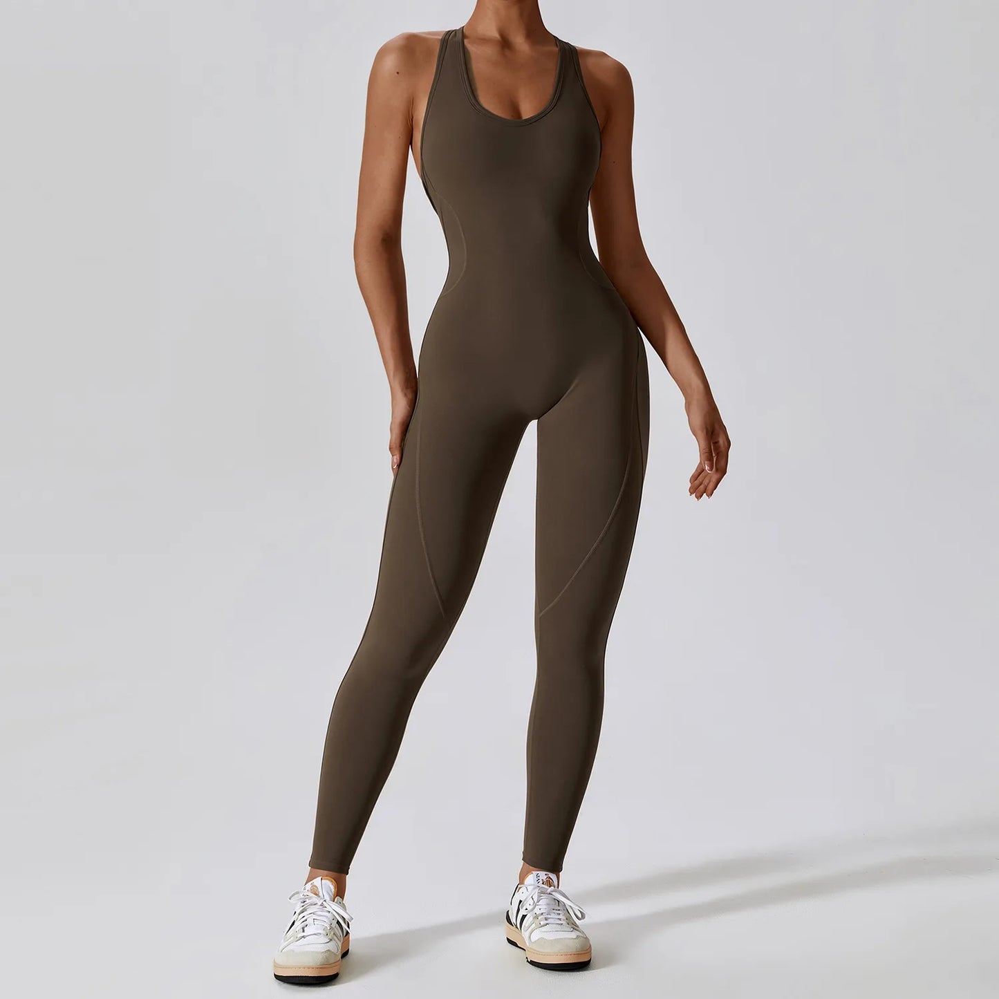 Gym Clothes Jumpsuit Backless Fitness Set Bodysuit Siamese Sportswear Women Romper Buttery-Soft One-Piece Playsuit Yoga Suit Totally invincible