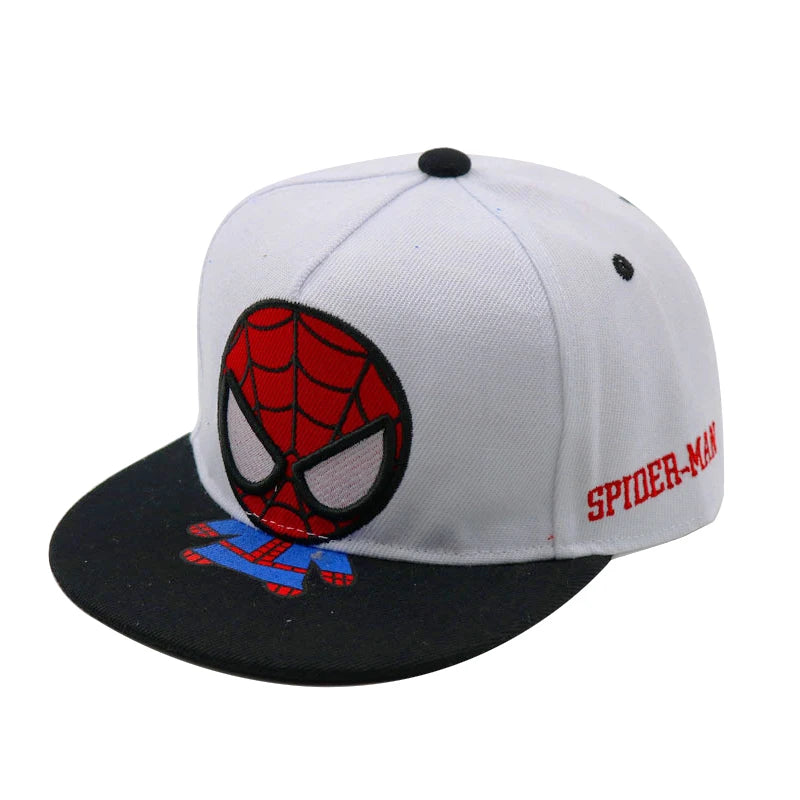 Disney Anime Cartoon Spiderman Kids Hats Toddler Baby Baseball Cap Autumn Spring Children's Snapback Hip Hop Caps For Boys Girls