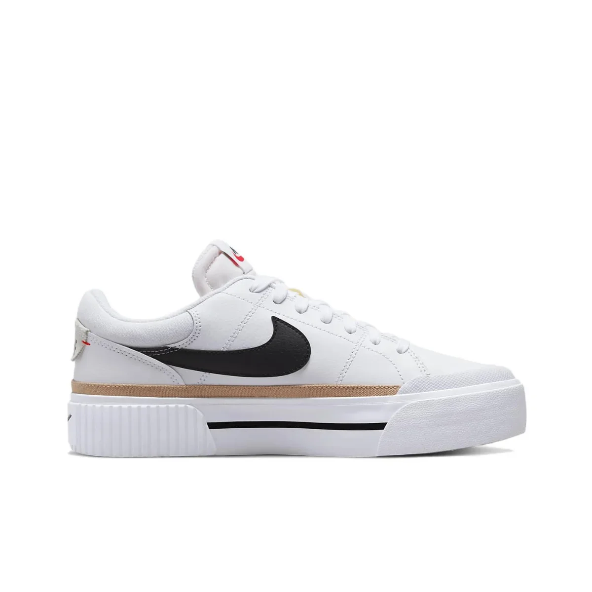 NIKE COURT LEGACY LIFT classic and versatile styleshoes men and women retro trend trainers casual comfortable slip-on shoes Totally invincible