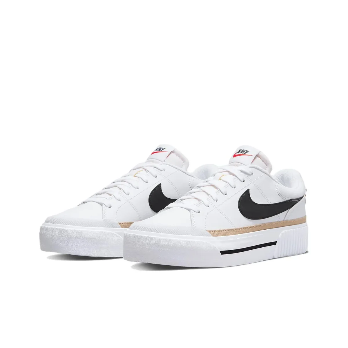 NIKE COURT LEGACY LIFT classic and versatile styleshoes men and women retro trend trainers casual comfortable slip-on shoes Totally invincible