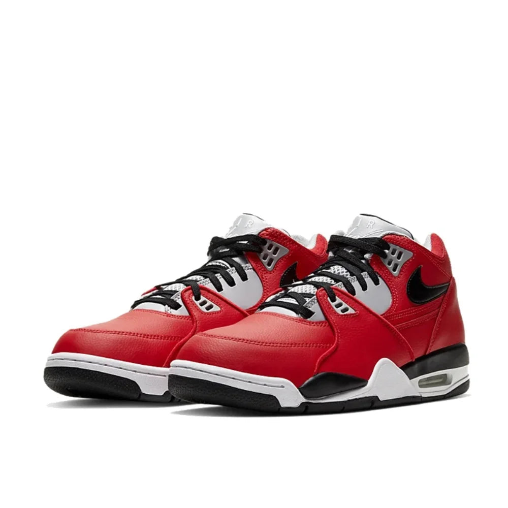 NIKE Flight Legacy Men's Shoes Simple AJ4 Air Cushion Wear-resistant Casual Basketball Sneakers Totally invincible