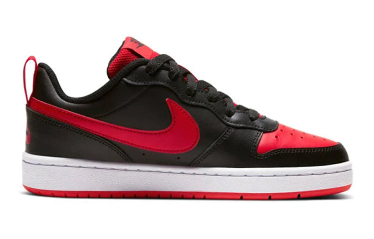 Nike Court Borough Low 2 Black University Red GS Totally invincible