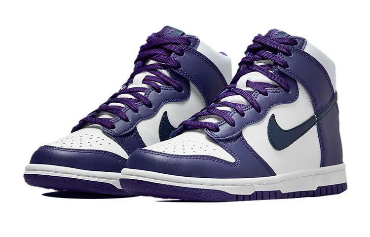 Nike Dunk High Electro Purple Midnight Navy GS Totally invincible