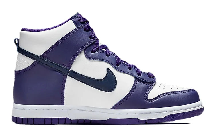 Nike Dunk High Electro Purple Midnight Navy GS Totally invincible