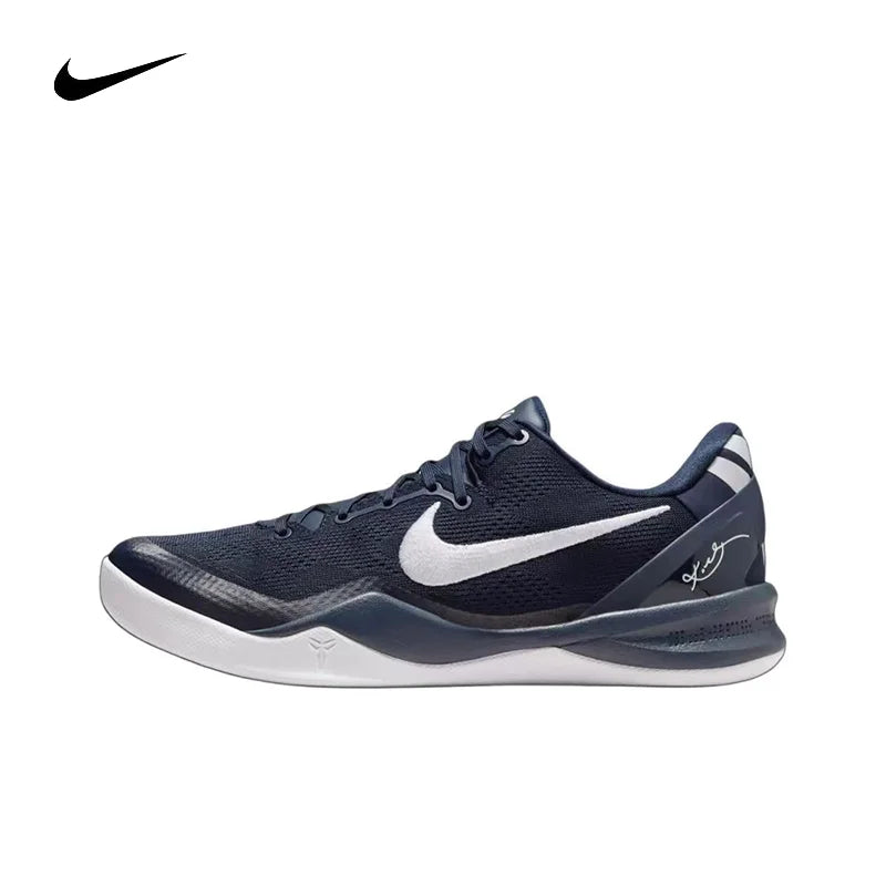 Nike Kobe 8 round toe lace up anti slip lightweight low cut practical basketball shoes for men Totally invincible