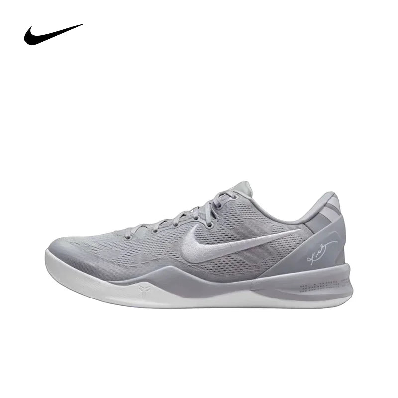 Nike Kobe 8 round toe lace up anti slip lightweight low cut practical basketball shoes for men Totally invincible