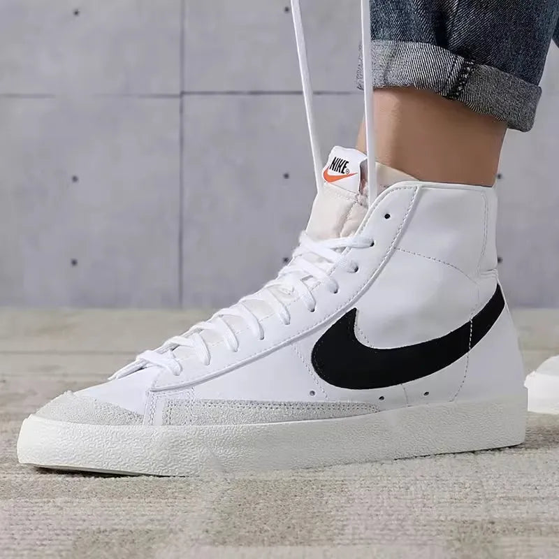 Nike men's shoes classic BLAZER MID '77 VNTG sneakers High top trend fashion board casual shoes Totally invincible