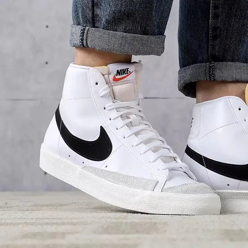 Nike men's shoes classic BLAZER MID '77 VNTG sneakers High top trend fashion board casual shoes Totally invincible