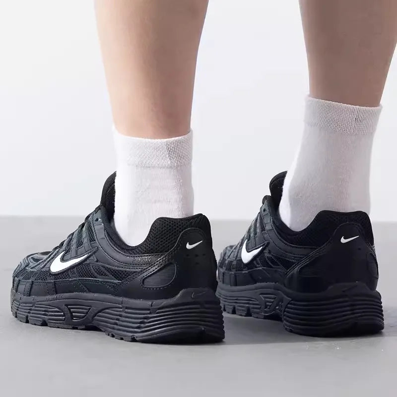 Nike men's shoes new retro P-6000 sneakers Black classic fashion light breathable casual running shoes jogging shoes Totally invincible