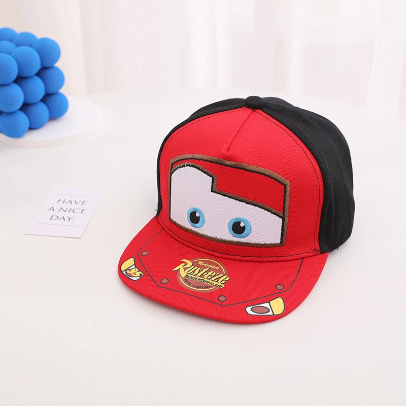 Disney Anime Cars Kids Baseball Cap Korean Toddler Baby Hat For Boys Girls Fashion Outdoor Children's Hip Hop Snapback Sun Caps