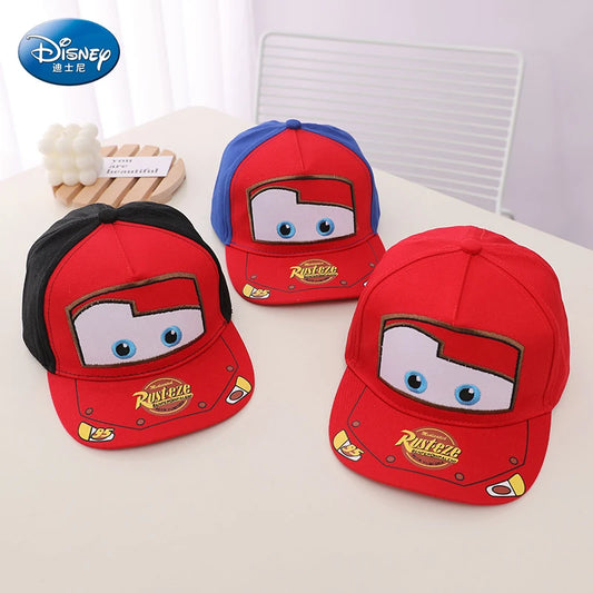 Disney Anime Cars Kids Baseball Cap Korean Toddler Baby Hat For Boys Girls Fashion Outdoor Children's Hip Hop Snapback Sun Caps