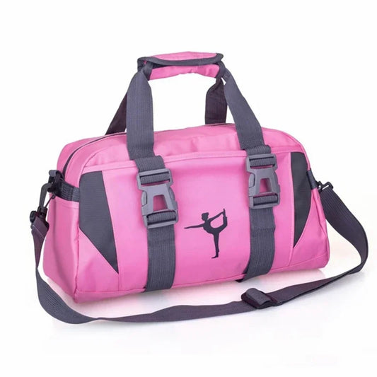 Yoga Fitness Bag Waterproof Nylon Training Shoulder Crossbody Sport Bags For Women Fitness Travel Duffel Clothes Gym Bags