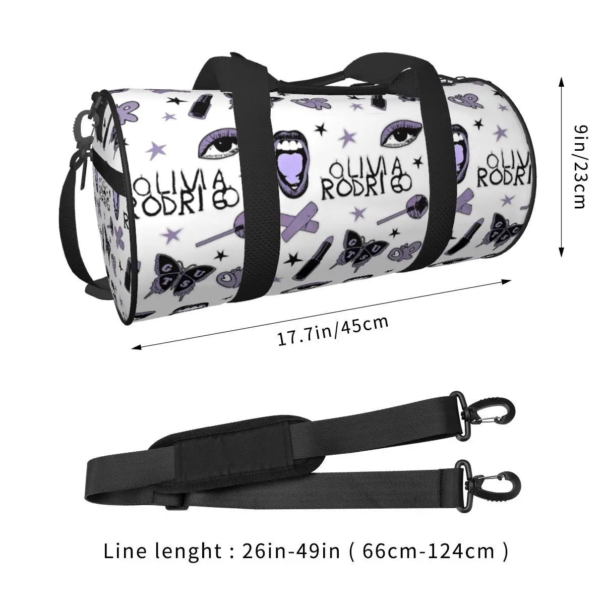 Gym Bag 2024 Wallpaper Gust Tour Singer Sports Bag Gym Accessories Fashion Couple Waterproof Custom Handbag Training Fitness Bag