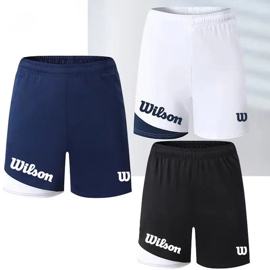 New Men's Tennis Shorts Summer Men's Breathable Fast Drying Badminton Game Pants Outdoor Running Sportswear Beach Training Pants