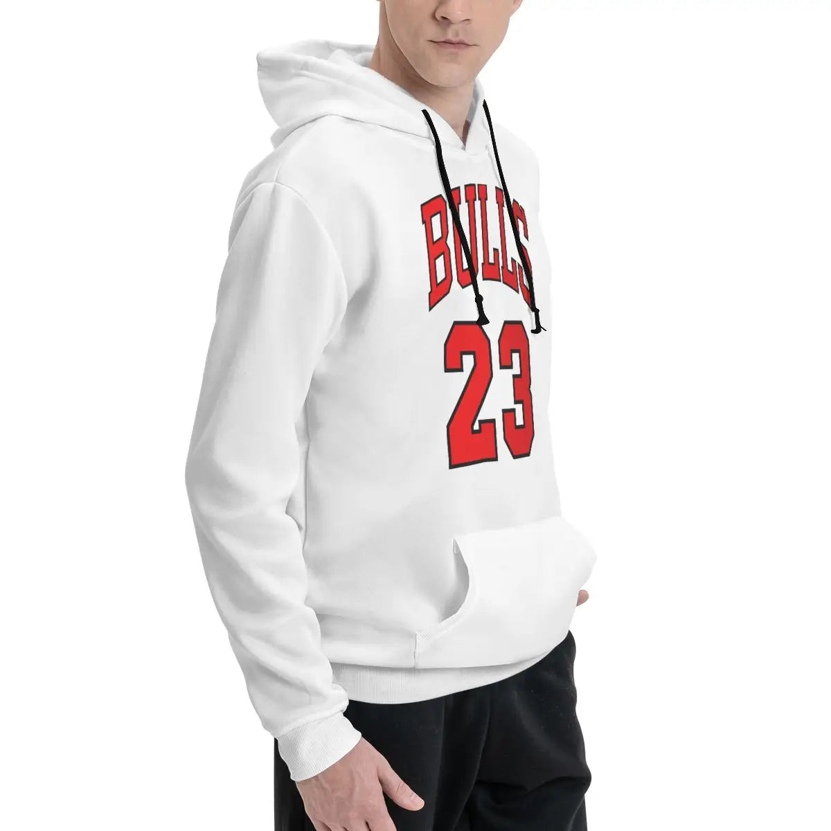 Funny Graphic Stars Bulls Michaeler And Jordans Flying Chicago 23 Couples Plus Velvet Hooded Sweater Cute With hood Hoodie