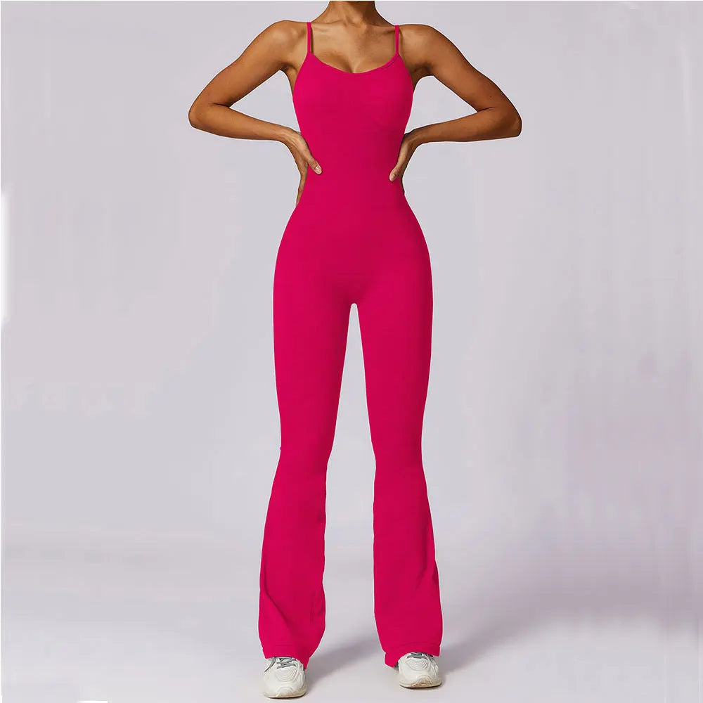 Seamless Jumpsuit Gym Set Women Training Yoga Suit Sportswear Women Sports Jumpsuit Fitness Rompers Stretch Workout Bodysuits Totally invincible