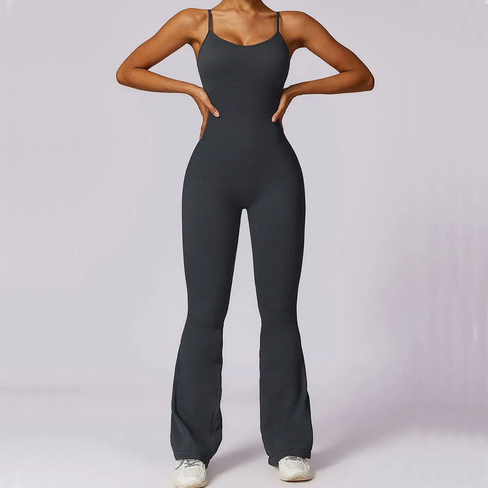 Seamless Jumpsuit Gym Set Women Training Yoga Suit Sportswear Women Sports Jumpsuit Fitness Rompers Stretch Workout Bodysuits Totally invincible