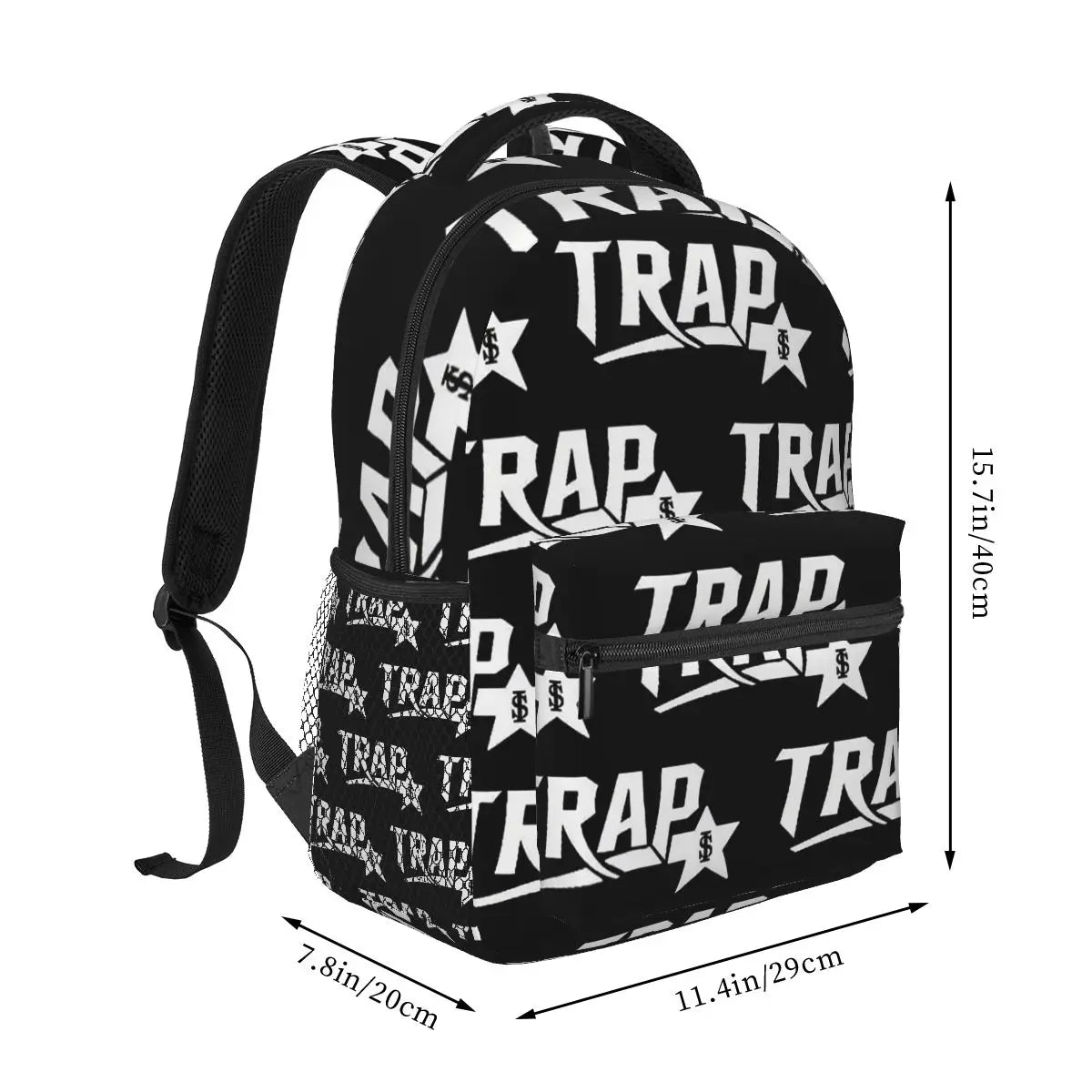 Trapstar Jacket Backpacks Boys Girls Bookbag Children School Bags Cartoon Travel Rucksack Shoulder Bag Large Capacity