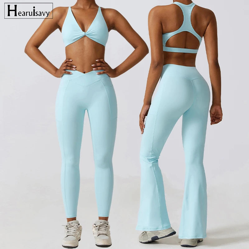 Yoga Fitness Suit 2PCS Sports Set Women Quick-Drying Gym Tracksuit Women Running Workout Set Female Sportswear Yoga Clothing Totally invincible