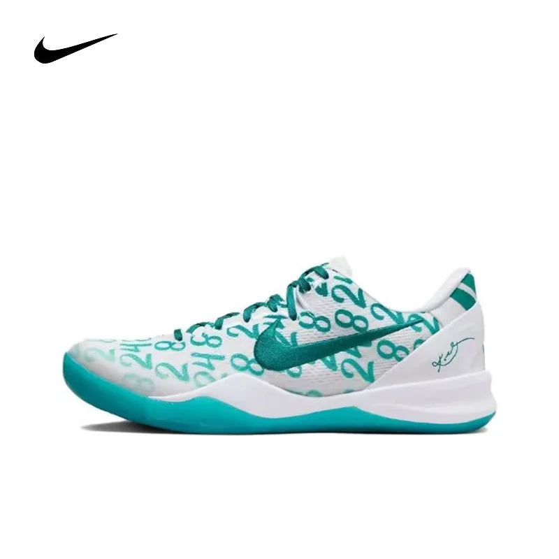 Nike Kobe 8 round toe lace up anti slip lightweight low cut practical basketball shoes for men