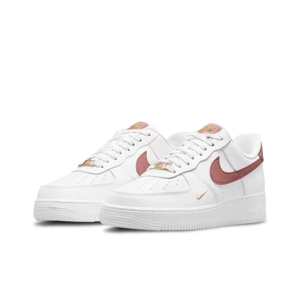 Air Force 1 Nike Men's and Women's Skateboarding Shoes Fashion Black and White Comfortable Af1 Casual Sports Shoes Board Shoes