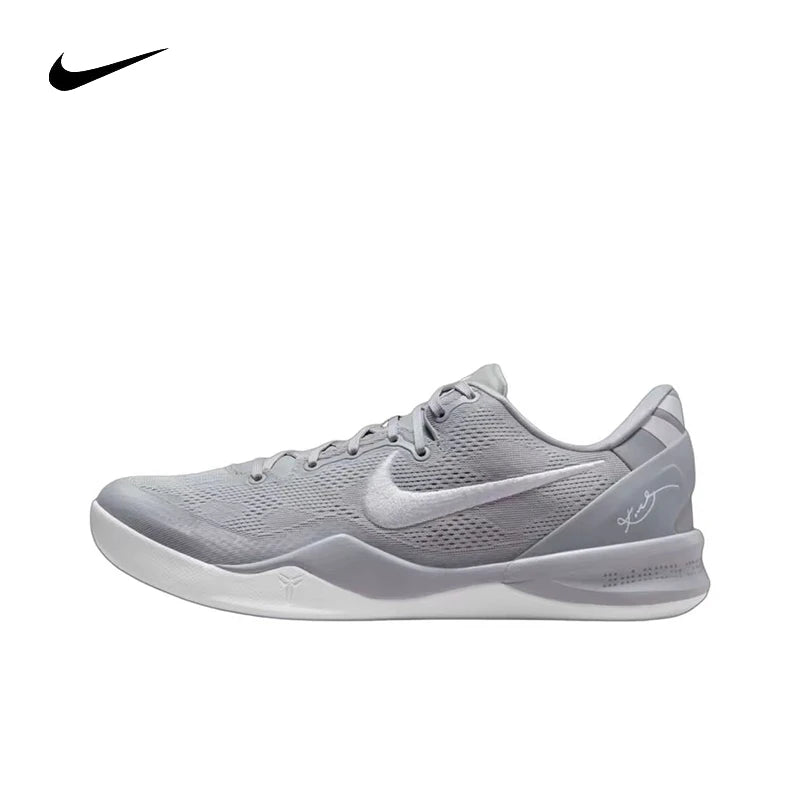 Nike Kobe 8 round toe lace up anti slip lightweight low cut practical basketball shoes for men